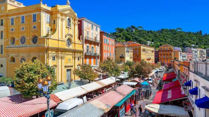 Old Town- 4 Pers, Vieux Nice, Ac, Wifi Buitenkant foto