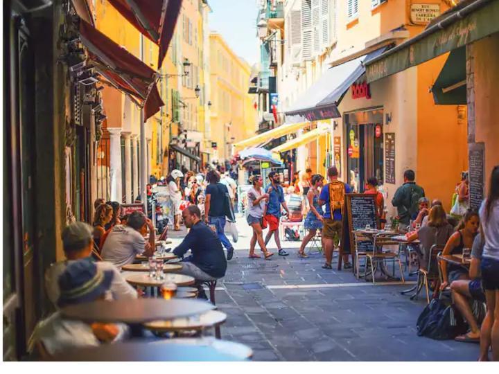 Old Town- 4 Pers, Vieux Nice, Ac, Wifi Buitenkant foto